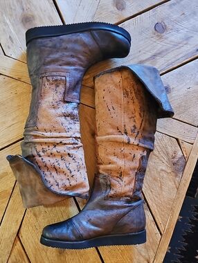 Papucei Tall Leather Boots, Fit Like Size 9.5